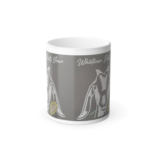 Funny Goat Color Morphing Mug - Unique Gift for Animal Lovers, Coffee Cup for Birthdays, Home Décor, Kitchen Accessory, Tea Lover