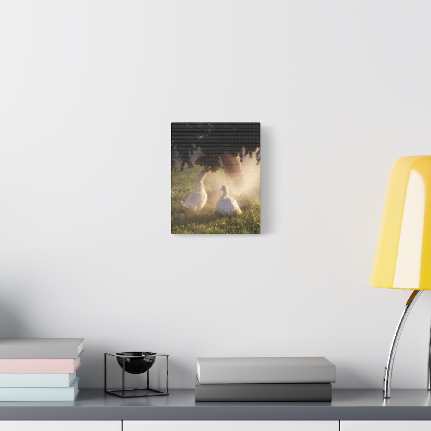 Pekin Duck Print, Matte Stretched 1 25 Inch, Home Decor, Animal Lover Gift, Farmhouse Artwork, Duck Lover
