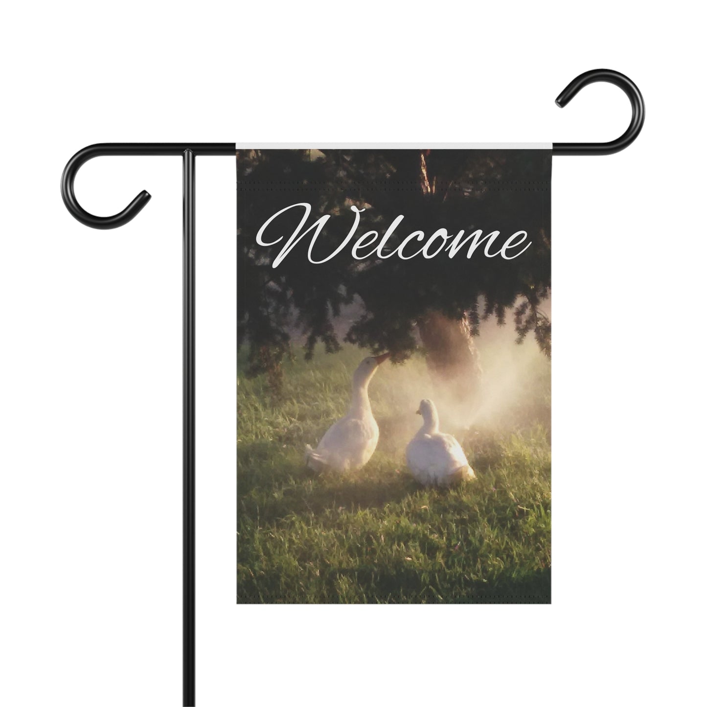 Welcome Duck Garden Banner | Cozy Outdoor Decor for Home