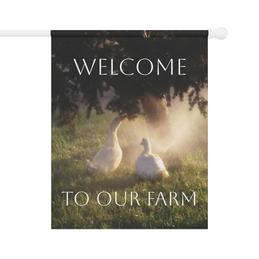 Farmhouse Welcome Garden Banner | Cozy Outdoor Decor for Home