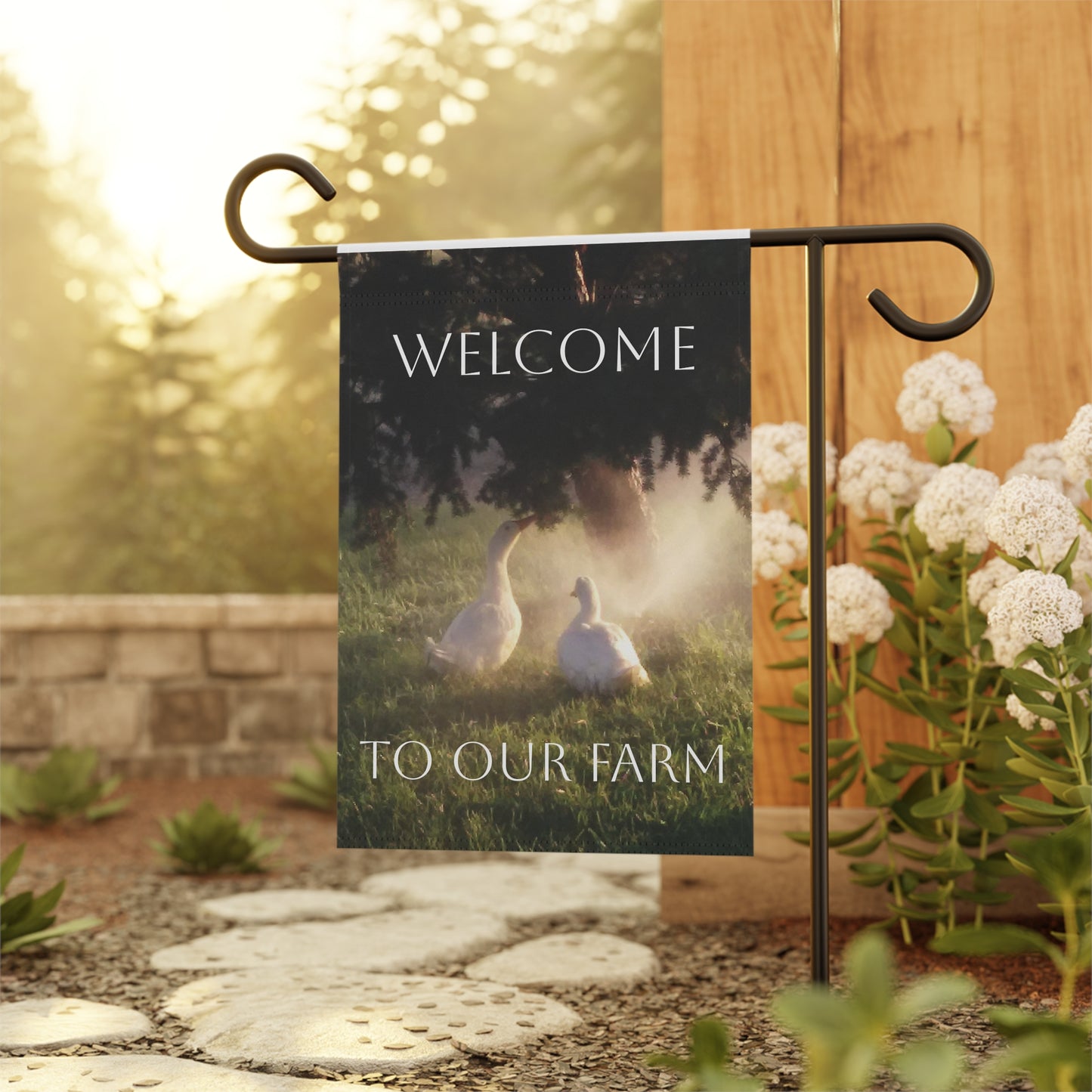 Farmhouse Welcome Garden Banner | Cozy Outdoor Decor for Home