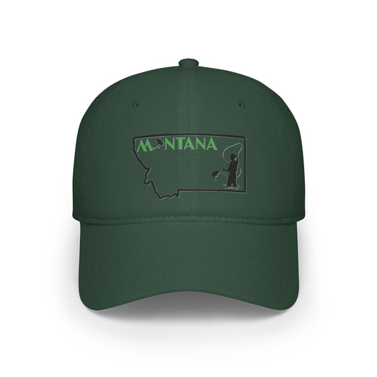 Montana Flyfishing Adventure Low Profile Baseball Cap - Outdoor Style
