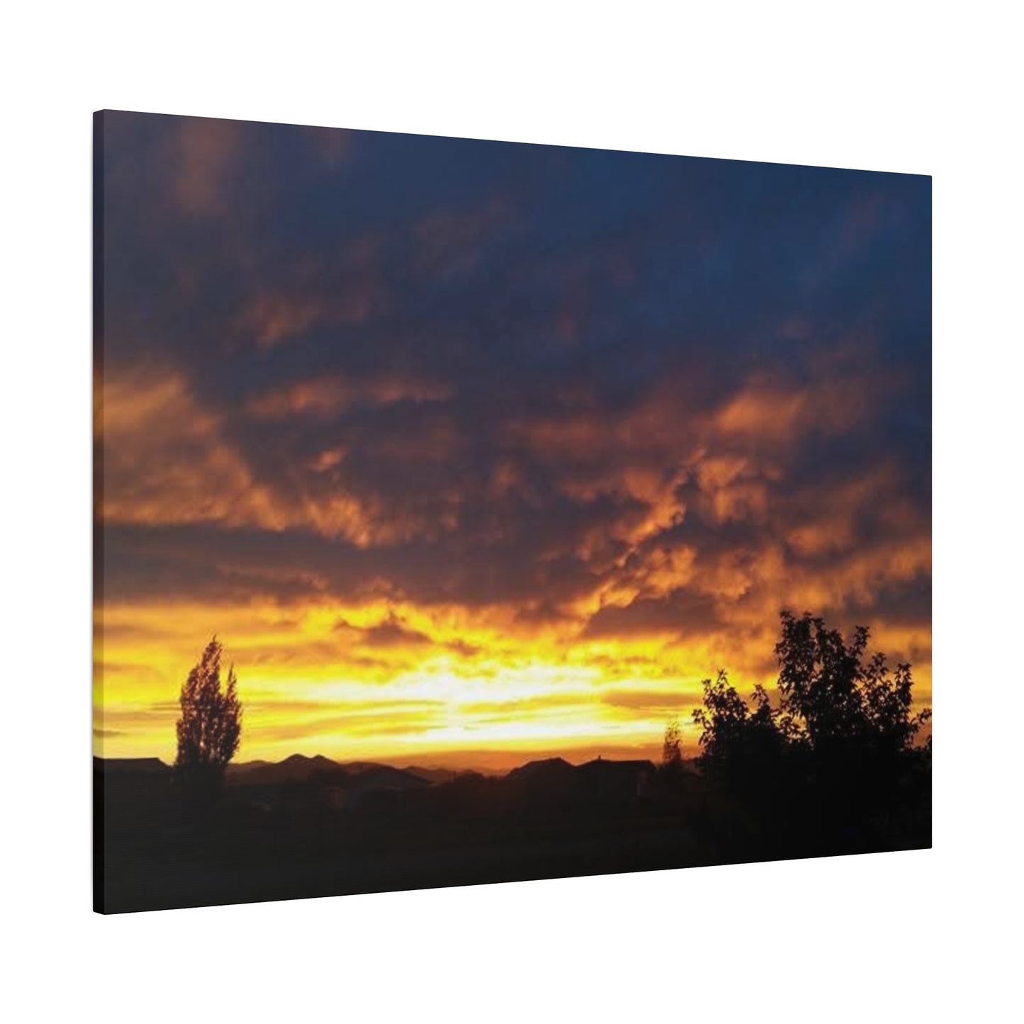 Montana Sunset Canvas Wall Art - Matte Stretched Print, 1.25" Deep