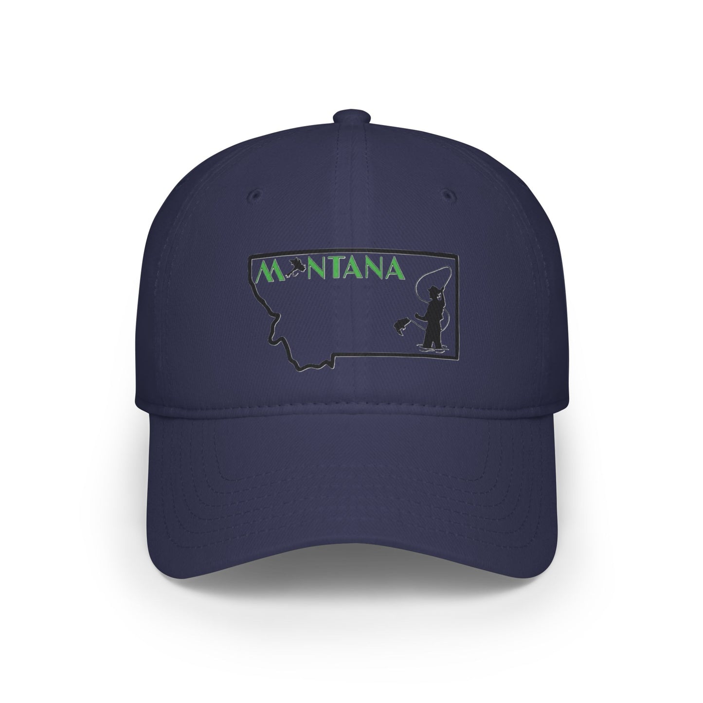 Montana Flyfishing Adventure Low Profile Baseball Cap - Outdoor Style