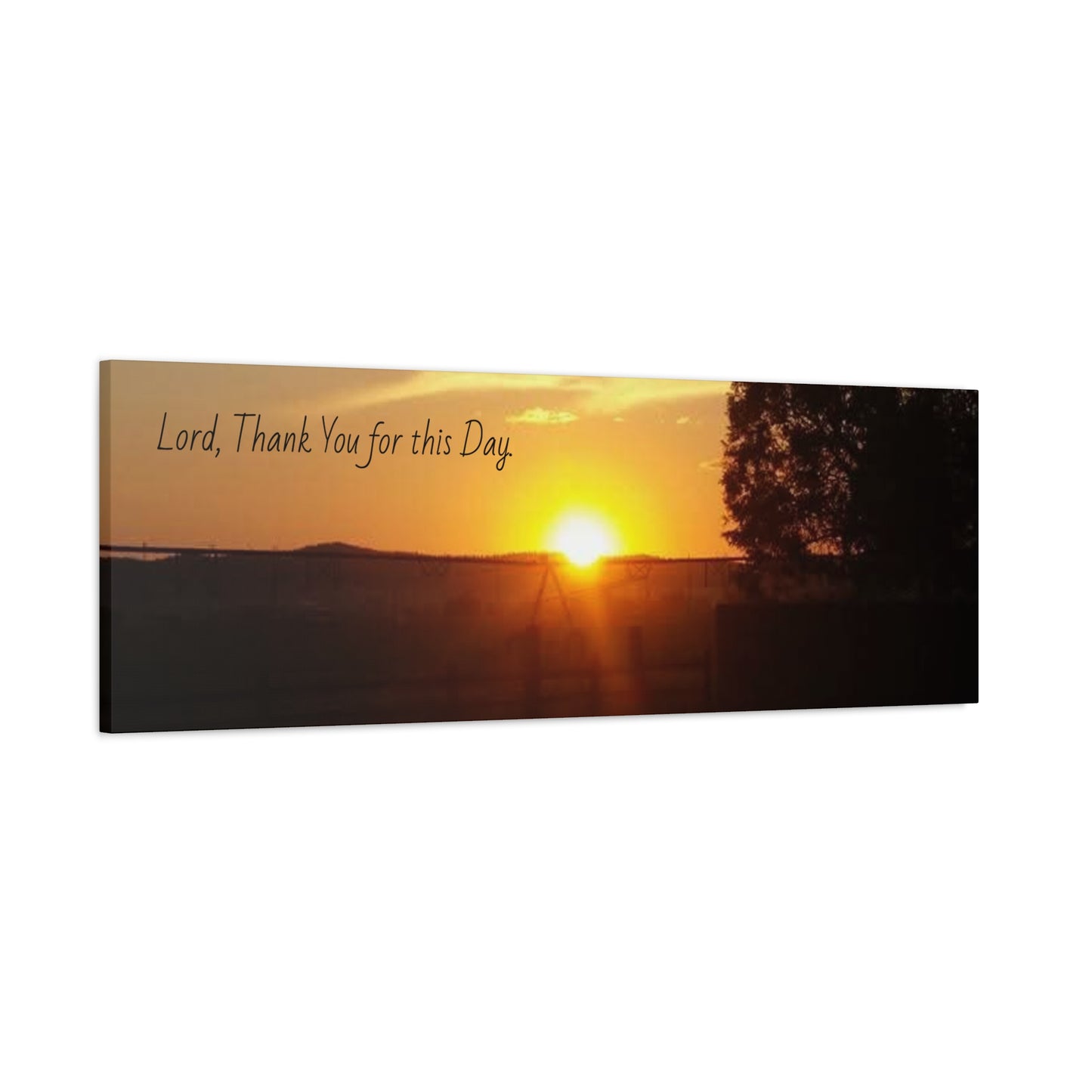 Montana Sunset Matte Canvas Art, Christian Home Decor, Wall Art, Gift for Nature Lovers, Art Print, Bedroom Decor, Landscape Photography