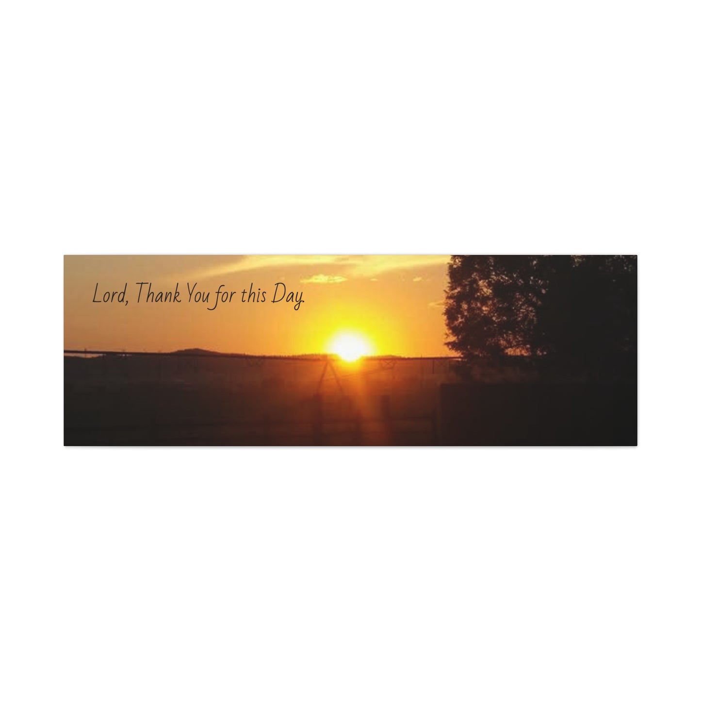 Montana Sunset Matte Canvas Art, Christian Home Decor, Wall Art, Gift for Nature Lovers, Art Print, Bedroom Decor, Landscape Photography