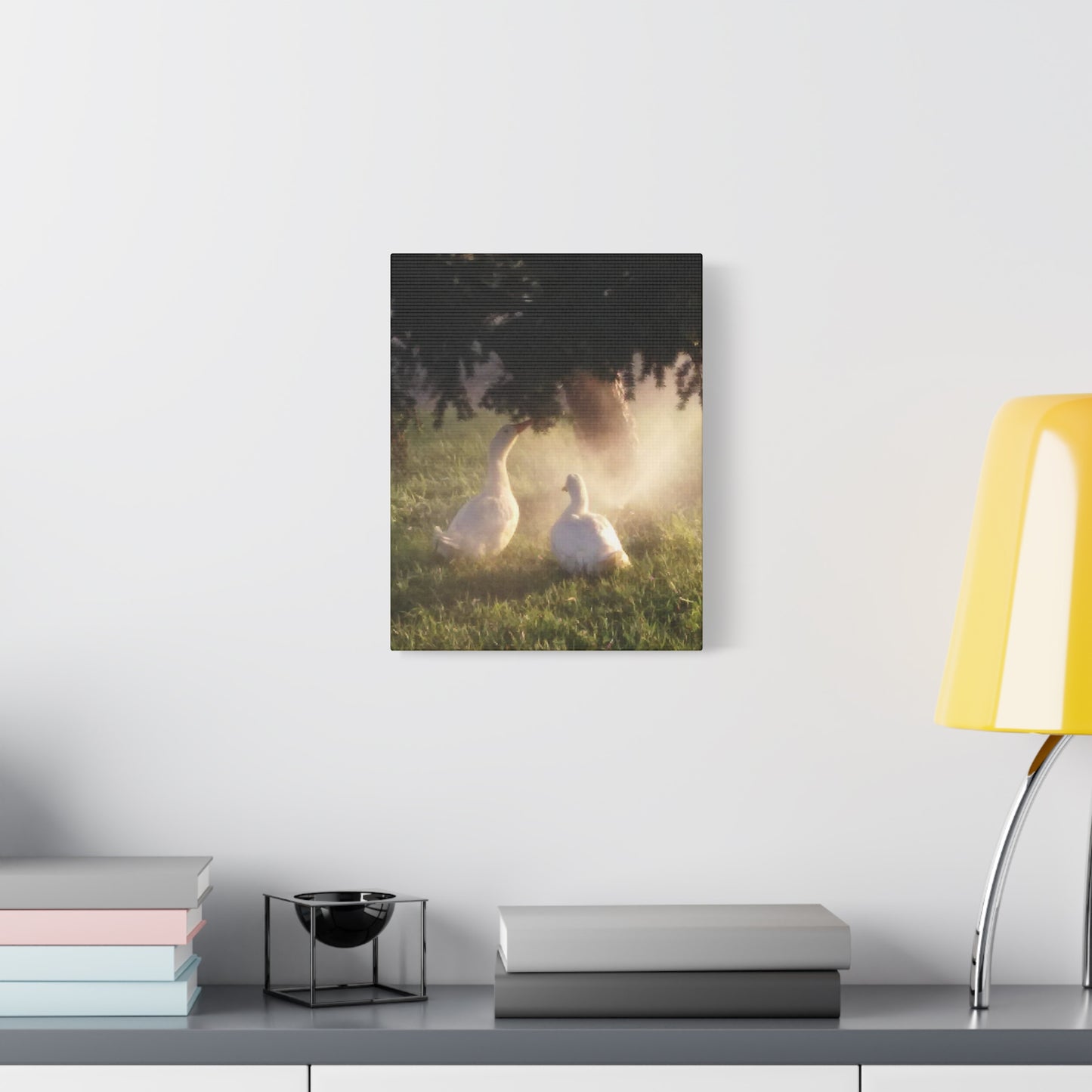 Pekin Duck Print, Matte Stretched 1 25 Inch, Home Decor, Animal Lover Gift, Farmhouse Artwork, Duck Lover