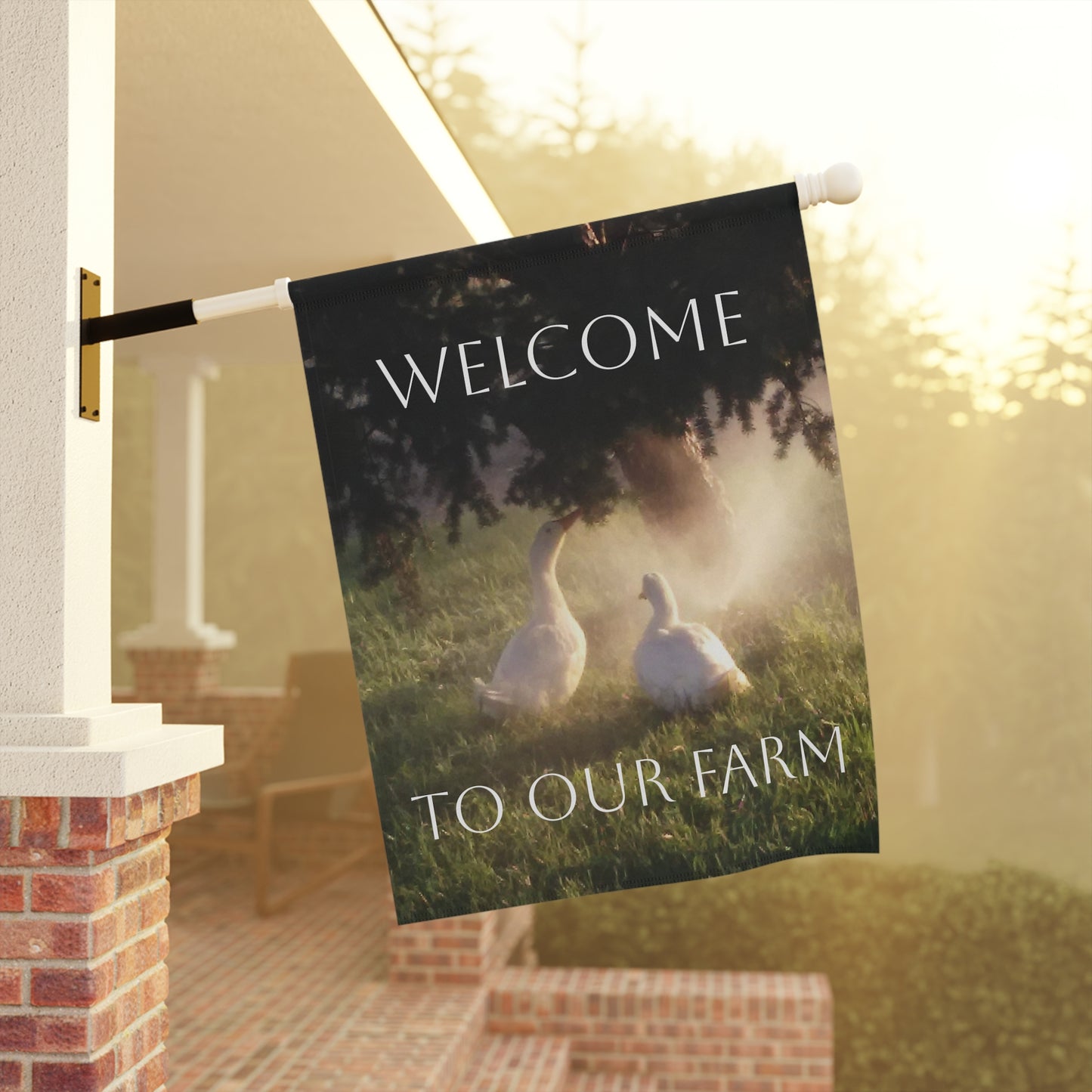 Farmhouse Welcome Garden Banner | Cozy Outdoor Decor for Home