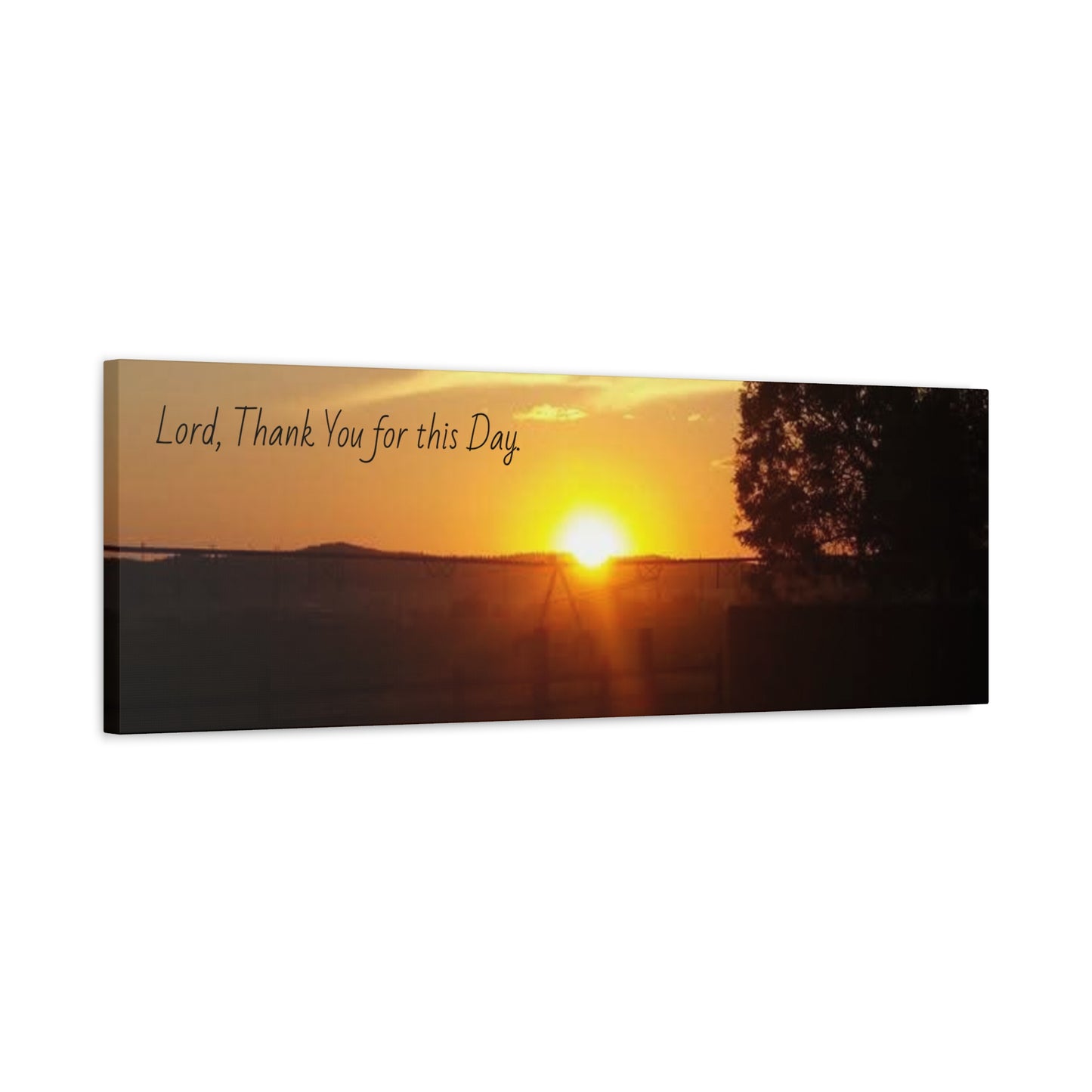 Montana Sunset Matte Canvas Art, Christian Home Decor, Wall Art, Gift for Nature Lovers, Art Print, Bedroom Decor, Landscape Photography