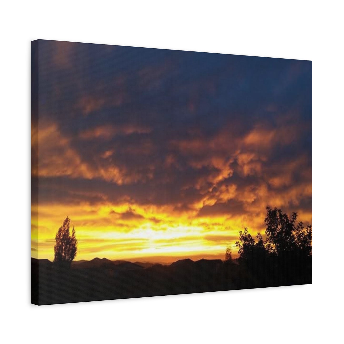 Montana Sunset Canvas Wall Art - Matte Stretched Print, 1.25" Deep