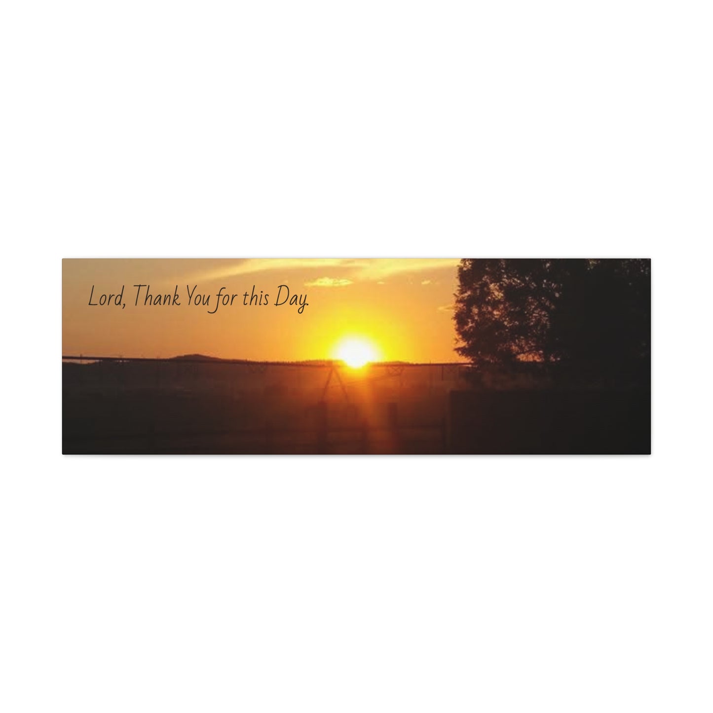 Montana Sunset Matte Canvas Art, Christian Home Decor, Wall Art, Gift for Nature Lovers, Art Print, Bedroom Decor, Landscape Photography