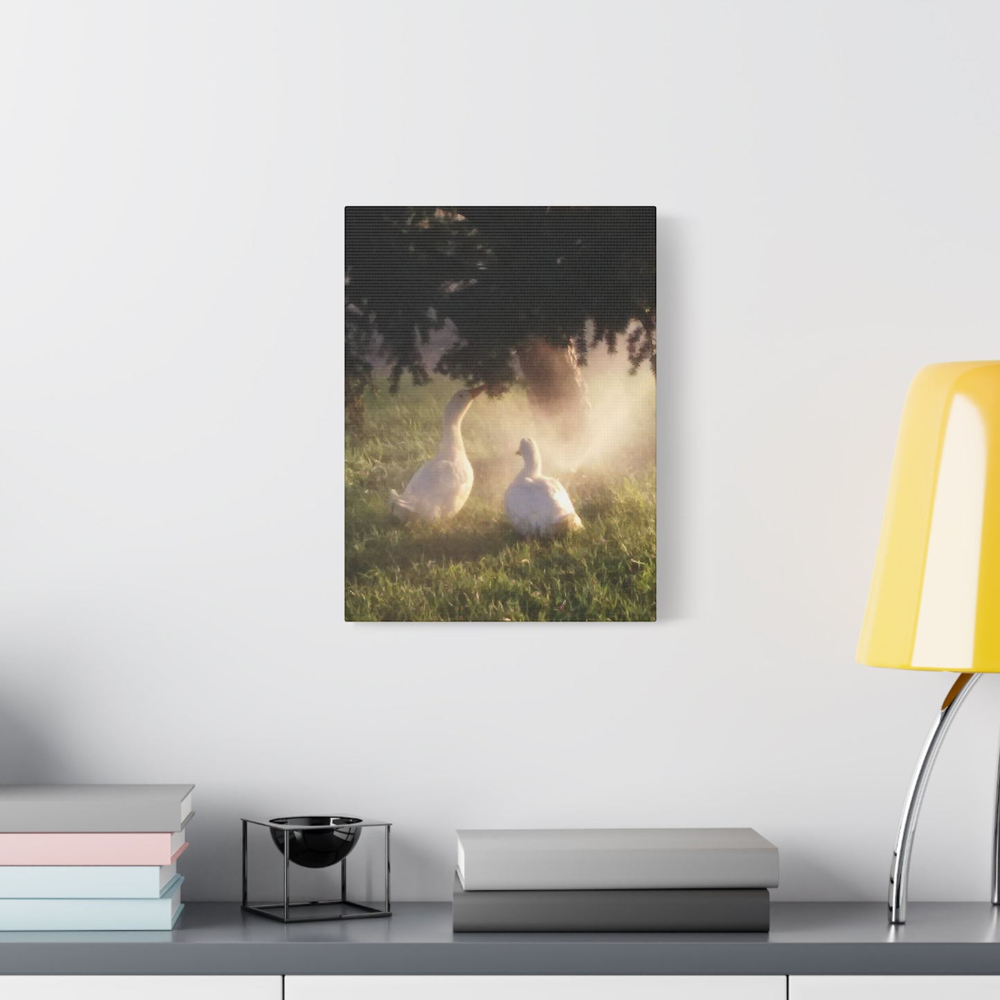 Pekin Duck Print, Matte Stretched 1 25 Inch, Home Decor, Animal Lover Gift, Farmhouse Artwork, Duck Lover