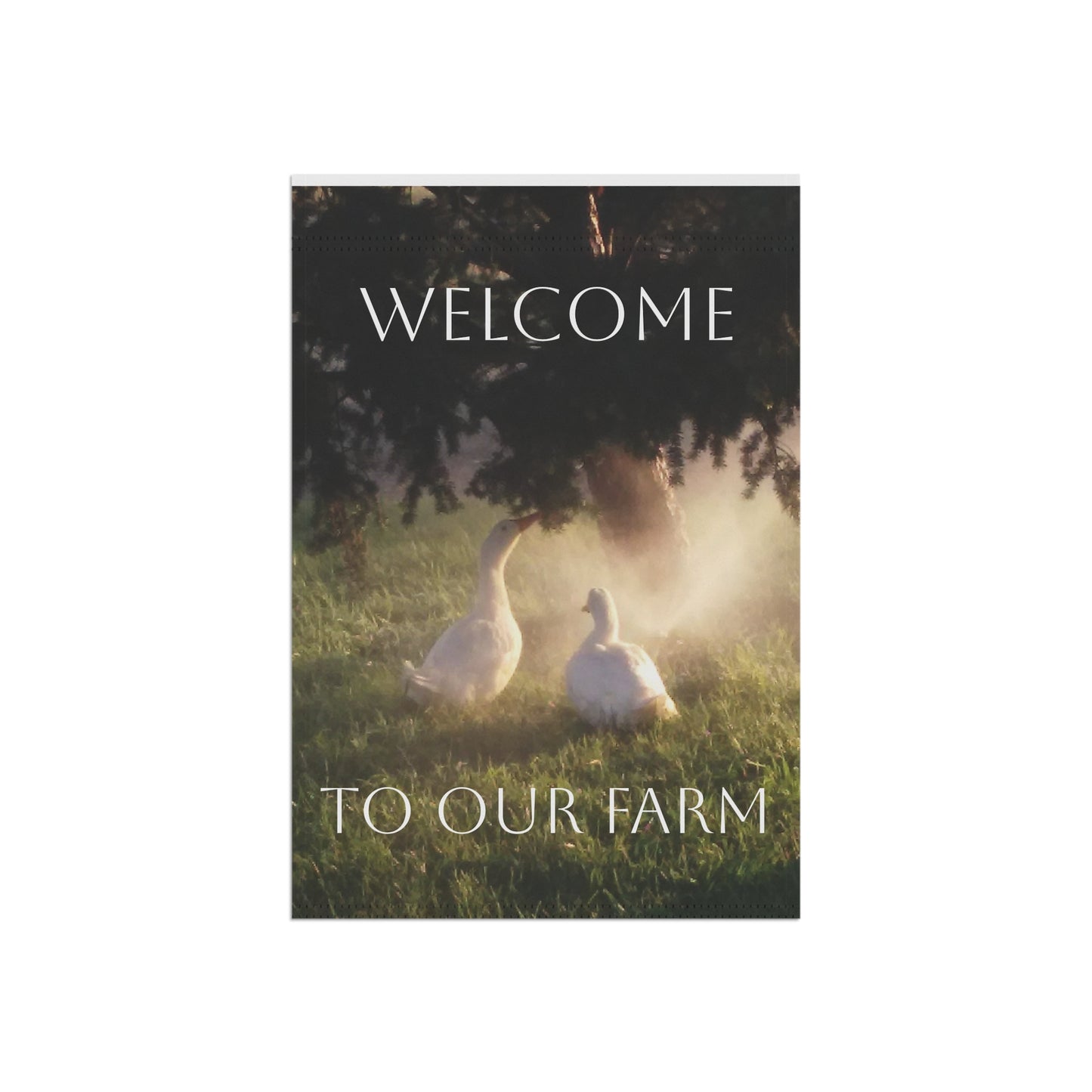 Farmhouse Welcome Garden Banner | Cozy Outdoor Decor for Home