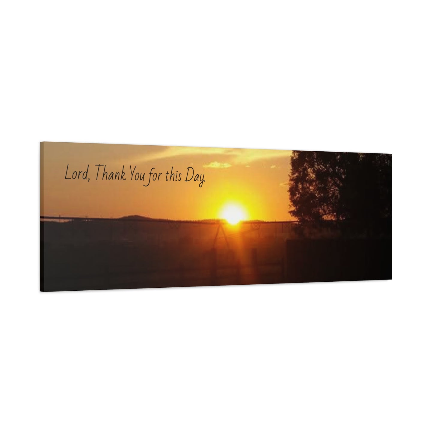 Montana Sunset Matte Canvas Art, Christian Home Decor, Wall Art, Gift for Nature Lovers, Art Print, Bedroom Decor, Landscape Photography