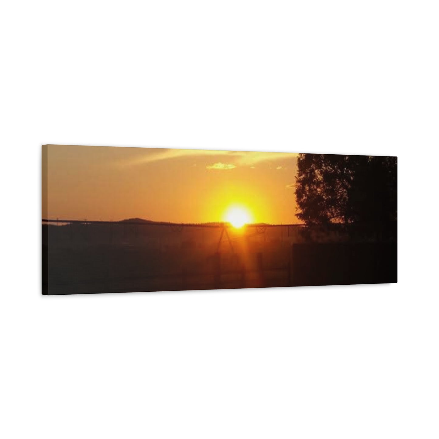 Montana Sunset Matte Canvas Art, Modern Home Decor, Wall Art, Gift for Nature Lovers, Art Print, Bedroom Decor, Landscape Photography