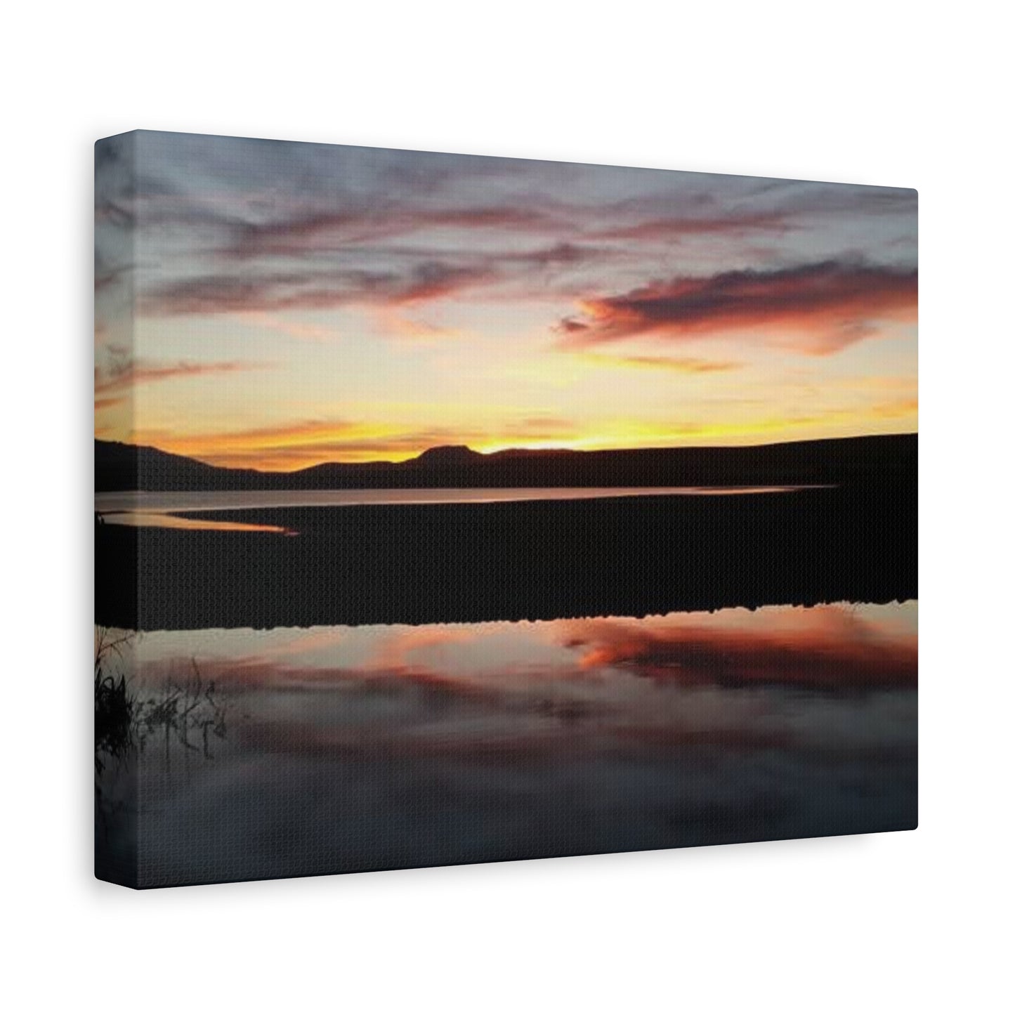 Montana Canyon Ferry Lake Sunset Canvas Wall Art, Serenity Decor, Gift for Nature Lovers, Home Decor, Outdoor Enthusiasts, Art Living Room, Bedroom