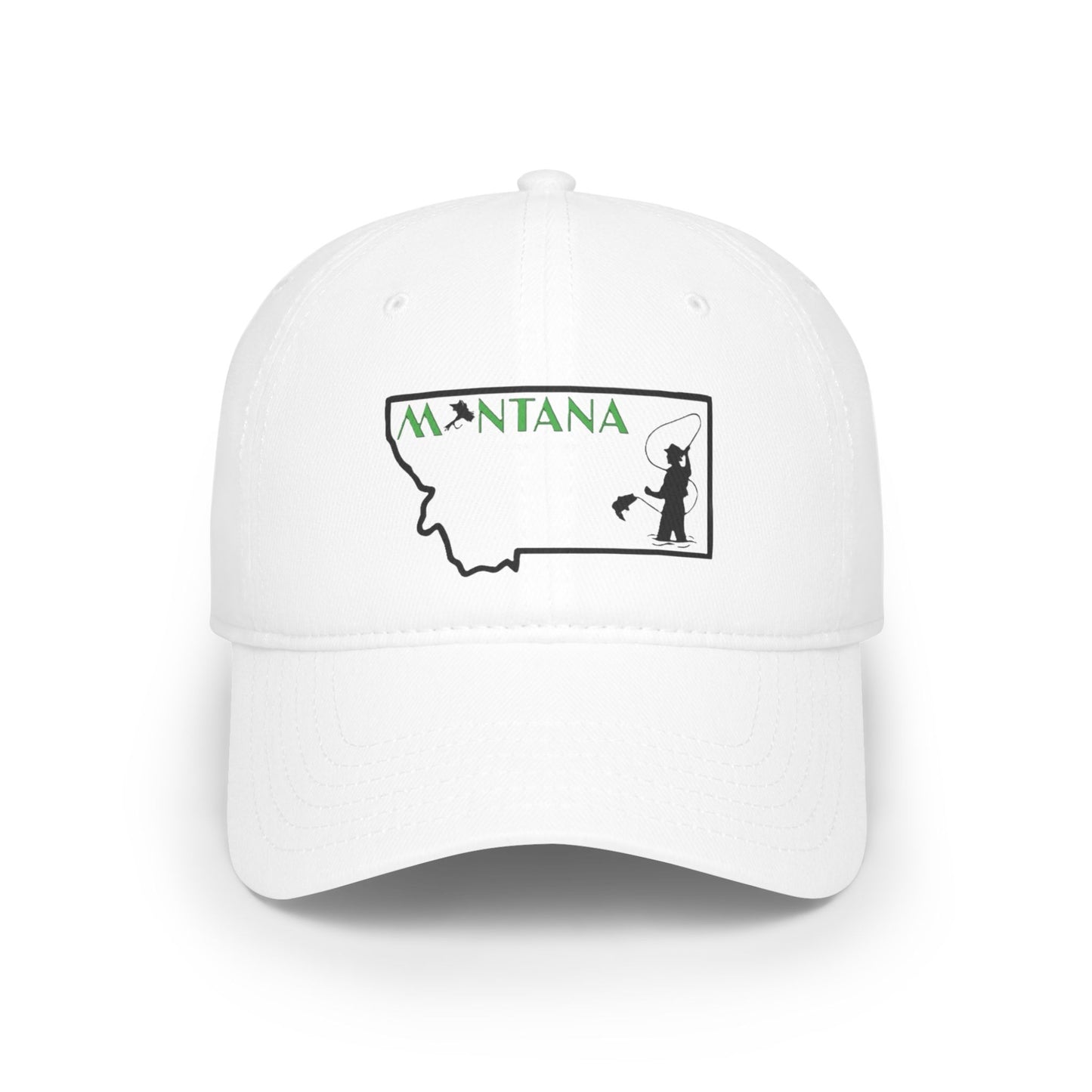 Montana Flyfishing Adventure Low Profile Baseball Cap - Outdoor Style