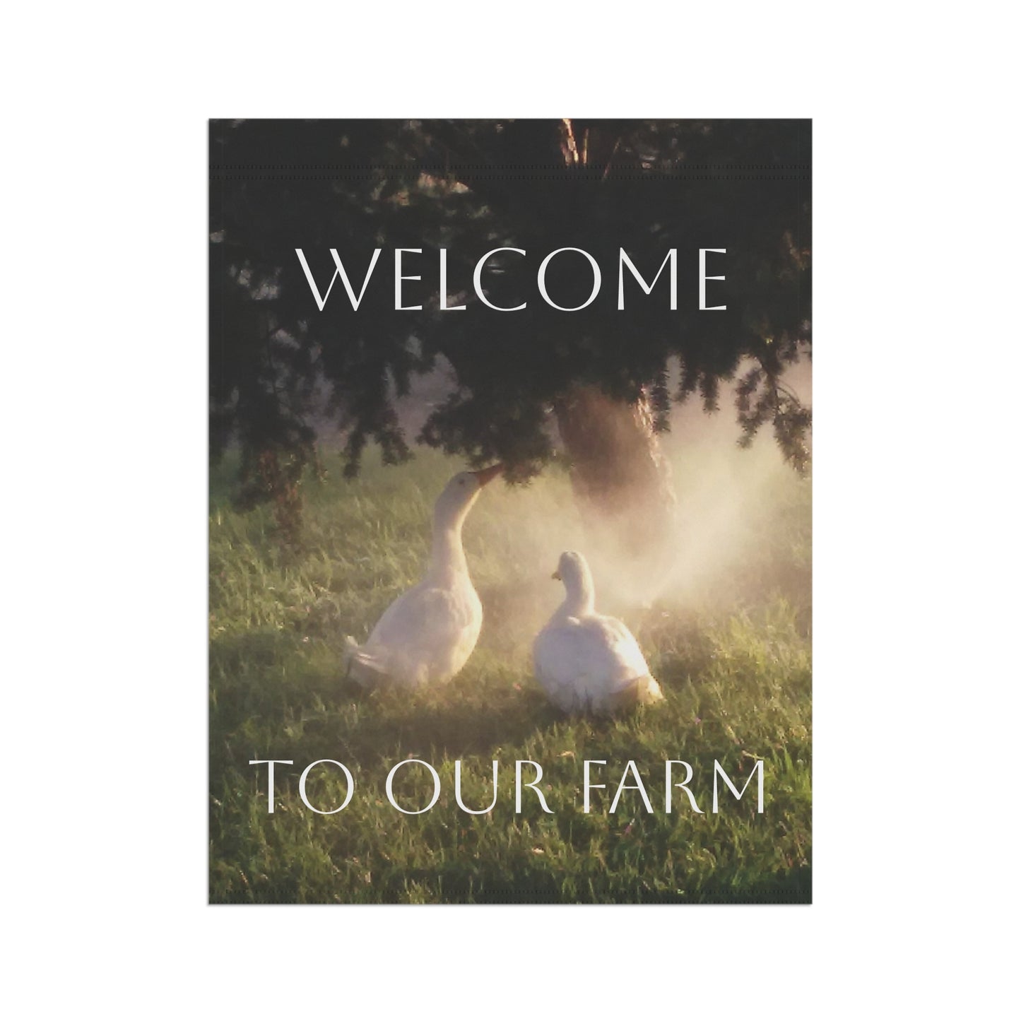 Farmhouse Welcome Garden Banner | Cozy Outdoor Decor for Home
