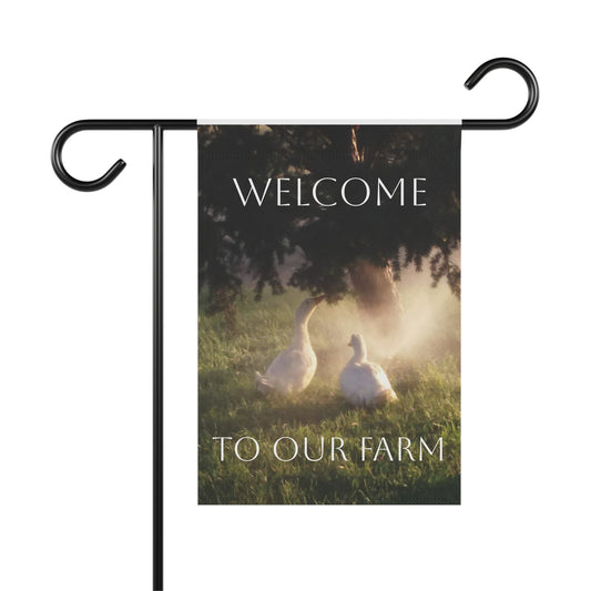 Farmhouse Welcome Garden Banner | Cozy Outdoor Decor for Home