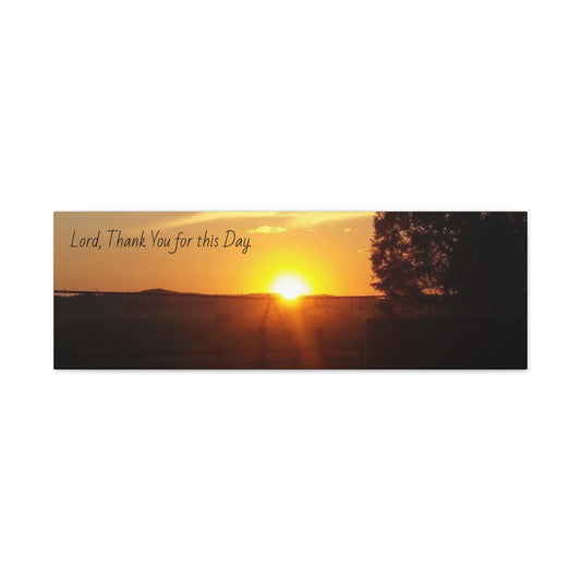 Montana Sunset Matte Canvas Art, Christian Home Decor, Wall Art, Gift for Nature Lovers, Art Print, Bedroom Decor, Landscape Photography