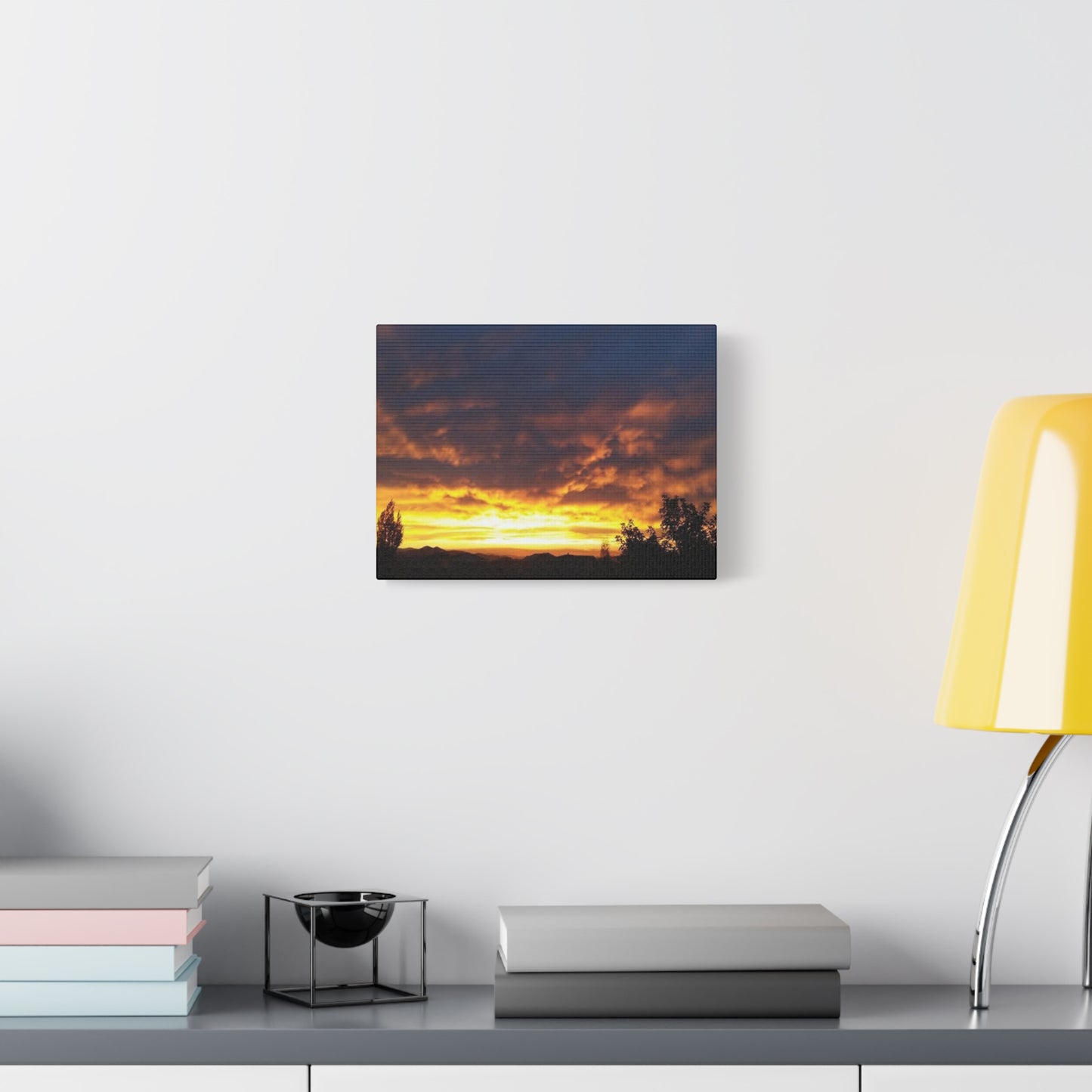 Montana Sunset Canvas Wall Art - Matte Stretched Print, 1.25" Deep
