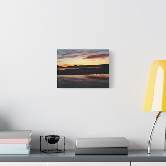 Montana Canyon Ferry Lake Sunset Canvas Wall Art, Serenity Decor, Gift for Nature Lovers, Home Decor, Outdoor Enthusiasts, Art Living Room, Bedroom